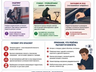 Молодежные движения на железной дороге