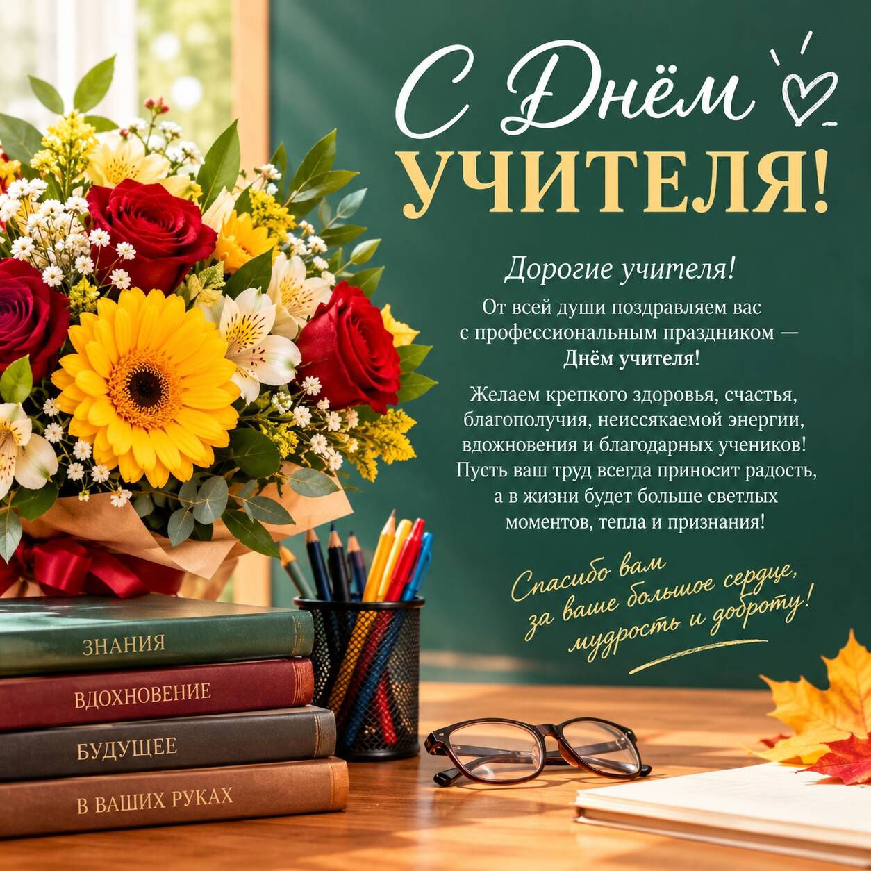 С Днем Учителя